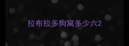 拉布拉多狗窝多少六