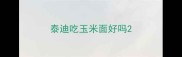 泰迪吃玉米面好吗