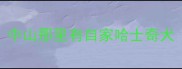 中山那里有自家哈士奇犬