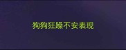狗狗狂躁不安表现