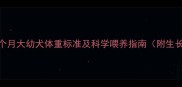 萨摩耶两个月大幼犬体重标准及科学喂养指南附生长曲线表