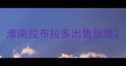 淮南拉布拉多出售信息