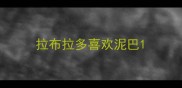 拉布拉多喜欢泥巴