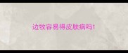 边牧容易得皮肤病吗