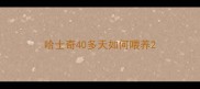 哈士奇40多天如何喂养