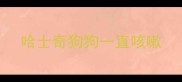哈士奇狗狗一直咳嗽