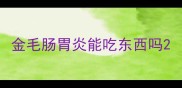 金毛肠胃炎能吃东西吗