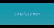 上海拉布拉多禁养