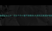 幼猫便秘怎么办四五个月小猫不排便的5大原因及家庭护理指南