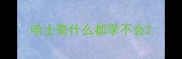 哈士奇什么都学不会